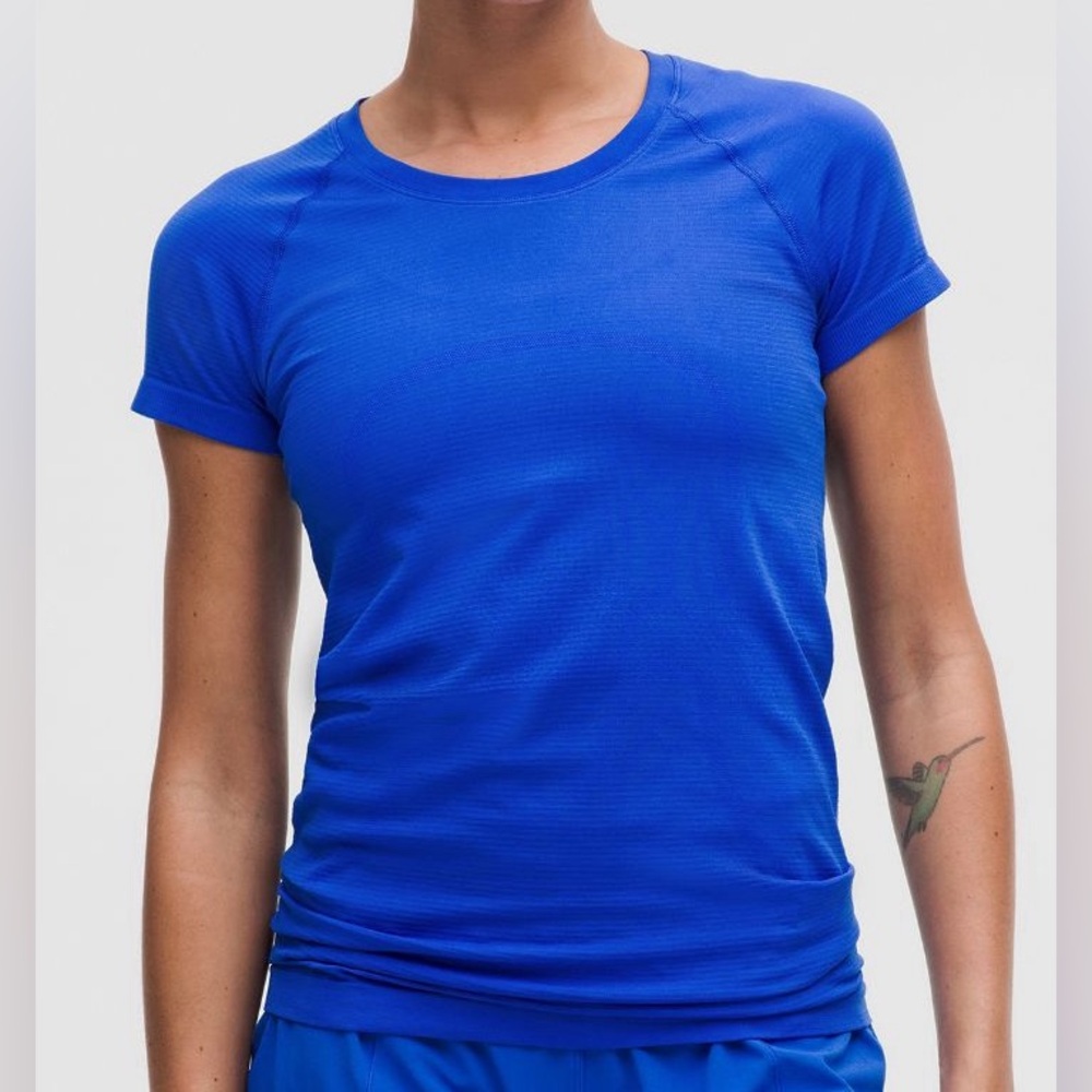 Blue Swiftly Tech Short Sleeve